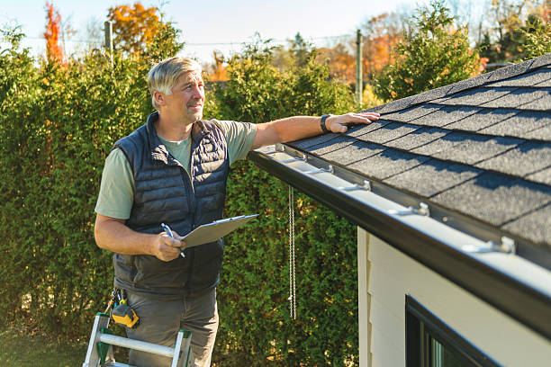 Professional Emergency Roof Repair technician working in Waldron, MI